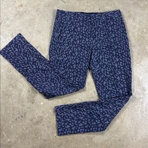 Women's Banana Republic Navy Camo Trousers Size 0